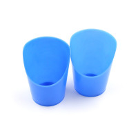 Flexi lovimuki sininen keskikoko n. 88,7 ml  2 kpl /Blue Cut-Out-Cup 2 oz.                                                                                