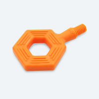 ARK Z-Vibe purukärki kuusikulmio kuvioilla / ARK Hex Tip for the Z-Vibe®
