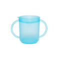 Muki kädensijoilla 2 sisäänpainuvaa kantta, vaal.sininen / Recessed-Lid Cup, Teal Ennakkotilattava